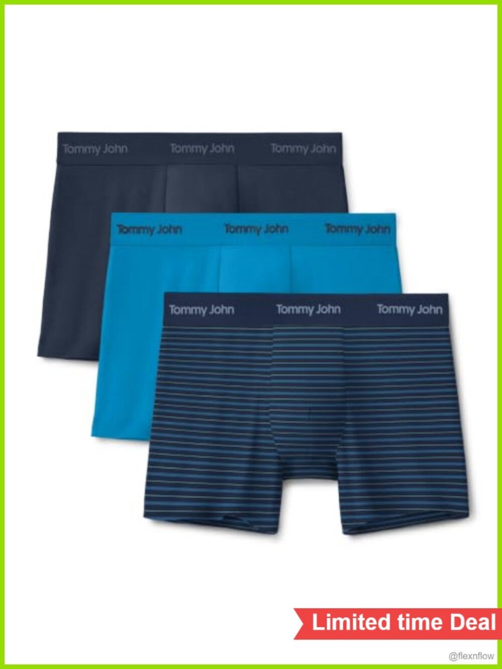 Tommy John Luxe Modal 4" Trunk Underwear 3-Pack Boxer Briefs